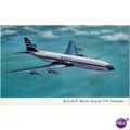 GB Postcard - B.O.A.C. 707 Jetliner