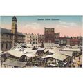 Market Place Leicester Leicestershire Postcard ...