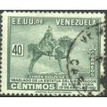 Venezuela 1951 - SG911 - 40c green - Statue of ...