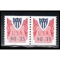 CVP32 35c Shield Very Fine MNH Pair PA4988