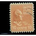 Used 815 10c John Tyler Fine M07934