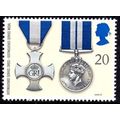 GB 1990 Gallantry Awards 20p DSC & DSM Unmounte...