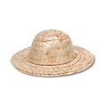 Straw Woven Round DOLL Hat 6'' Darice #2816