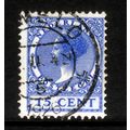 NETHERLANDS 1924 SG 320A 15c BLUE FINE USED #5