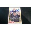 1978 Topps Card # 014 Lerrin LaGrow Autograph 2...