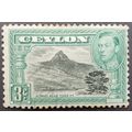 Ceylon: 1938-49 3c black & deep blue-green SG38...
