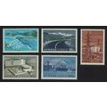 Cyprus Electricity Dam Ships Highway 5v 1967 MN...