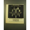 1961 Fraser's Shadowpoint Flatware Advertisemen...