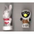 2 FEVES EN PORCELAINE - REF 7