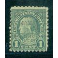 Used 581 1c Benjamin Franklin Average Plus A16277