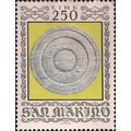 SAN MARINO, MILITARY, Shield, yellow, 1974 yell...