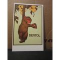 1914 ITALIAN TOOTHPASTE POSTER unused postcard....