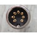 DIN Plug, 7 Pin, Locking, Metal Cased, NOS. Qua...