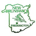 Classic New Brunswick Province Outline Fridge M...