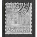VENEZUELA 1958 25c GREY GPO CARACAS SG 1490 FIN...