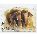 MALAYSIA 2004 FOREST WILDLIFE ELEPHANTS RM1 USED