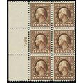 465, Mint LH (5 NH) 4¢ Plate Block of Six SCV $...
