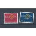 Netherlands stamps. 1960 Europa pair MNH SG 900...