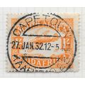 AFRICA SOUTH 1929 1/- AIRMAIL AIR MAIL PLANE BI...