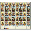 Classic Films Sheet of Forty 25 Cent Postage St...