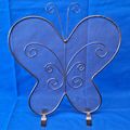 Metal BUTTERFLY EARRING Tree Jewelry Holder Rin...