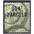 1890 - o68 1/- Green Government Parcels Officia...