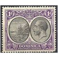 Dominica 1923 SG72 1d Black & Bright Violet Mou...