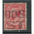 GB 1924 - 26 KGV 1d Scarlet Stamp Wmk 111 SG 41...