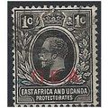East Africa & Uganda Protect 1917 SG45b 1c Blac...