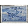 Canada 1942 S13 16c Ultramarine AIR Special Del...