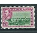 b fiji stamps george v1 sg255 sg 255 hm perf 13.5