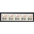 2258 13c Police Wagon Very Fine MNH Dry Gum PNC...