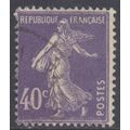 France SG418a - YT236, 1927 Type Sower 40c Viol...