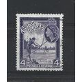 BritishGuiana.SG334 4c Amerindian Shooting Fish...