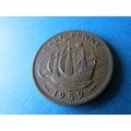 1959 QUEEN ELIZABETH II HALFPENNY - COIN - 3 FR...