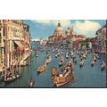 Italy Postcard - Venezia - Grand Canal & Regatta