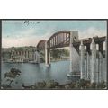 Saltash Bridge, Plymouth, Devon, 1904 - Valenti...