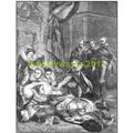 Death Of Queen Elizabeth I, 1862, MODERN REPROD...