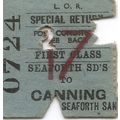 Liverpool Overhead Railway Edmondson Ticket - S...