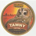 BEER MAT - COTLEIGH BREWERY - TAWNY BITTER - (C...