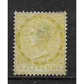 DOMINICA 1877-9 QV WMK CROWN CC 1/2d UN-USED SG...