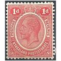 Nyasaland 1921 SG101 1d Carmine Mounted Mint.