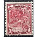 British Guiana 1934 SG290 3c Scarlet Mounted Mi...