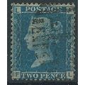 1858 SG45 2d Blue Plate 9 Good/Fine Used Check ...