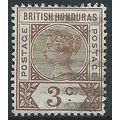 British Honduras 1891 SG53 3c Brown Good+ Used ...