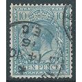 1913 SG394 10d Turquoise-Bluie Wmk Royal Cypher...
