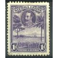 Sierra Leone 1932 - SG156 - 1d violet - Rice Fi...