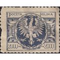 POLAND, Coat of Arms, dark blue 1921, 2000 Mk