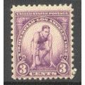 718 3c Runner Average Plus MNH Q0348