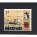 Gibraltar.SG201 1d Arab (early steamer).Fine Us...